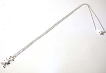 SP◆美品◆洗浄済 STERLING SILVER ヘキサゴンカット ジルコニア ペンダントネックレス 銀製_画像8