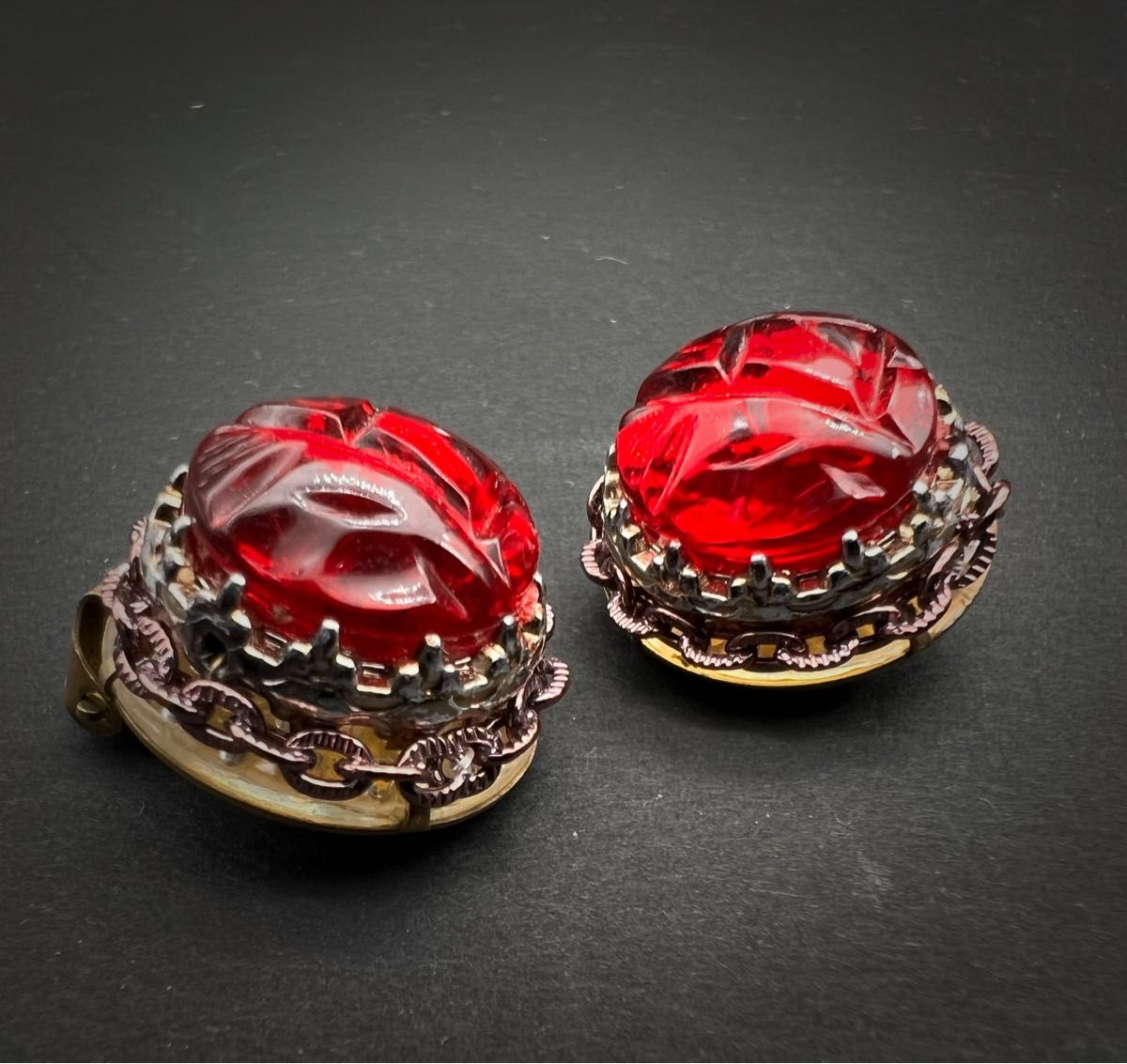 WESTERN GERMANY ヴィンテージ イヤリング アクセサリー アンティーク西ドイツ