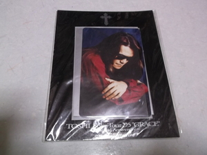] Toshi ( X JAPAN ) [ GRACE Solo Tour '95 телефонная карточка телефон карта не использовался новый товар! картон имеется ] X Japan 