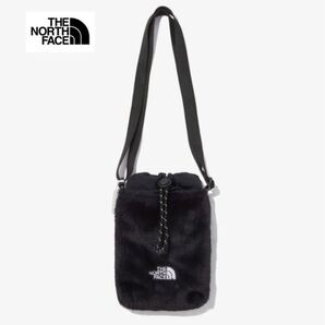 新品未使用 THE NORTH FACE ノースフェイス ガールズ ファークロスバッグ 巾着バッグ 小物収納 ブラック色 海外限定