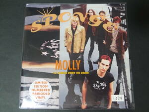 SPONGE/molly(16 candles down the drain) '95 UK LTD no. カラー盤 7インチ レコード オルタナ グランジ スポンジ stone temple pilots