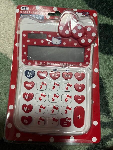 ハローキティ 電卓 12桁 サンリオ 未使用