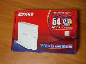 BUFFALO WCR-G54-SBM（無線LANブロードバンドルーター）