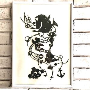 ディズニー 切り絵(フレーム付)
