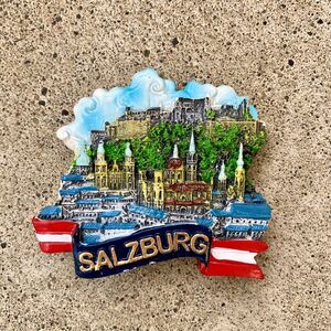 ☆新品☆【オーストリア】ザルツブルク スーベニア マグネット　＊ お土産 コレクション　Austlia salzburg