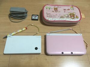 Nintendo ニンテントー DS ホワイト&3DSLLピンク セット
