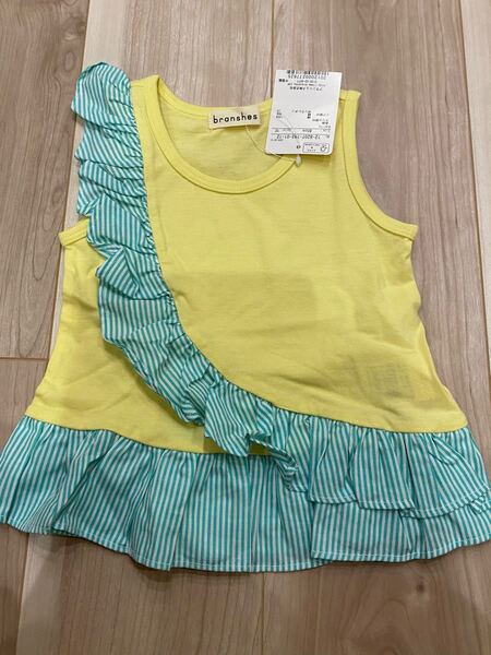 トップス チュニック ワンピース ストライプ フリル ベビー服 赤ちゃん服