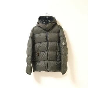 ★MONCLER モンクレール★茶タグ メンズ ダウン ジャケット ジップアップ ブルゾン アウター 茶 ブラウン size 1 管:A:12