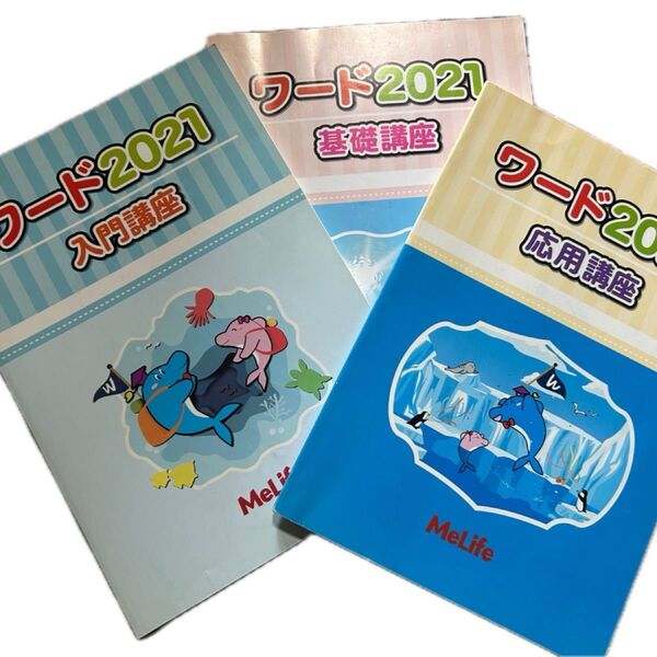 6冊セット!おまけ付き!ワード2021 &エクセル2021 各入門講座 基礎講座 応用講座 MeLife