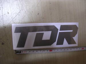  Yamaha TDR sticker decal silver 18cm