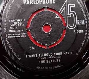 PYE 委託プレス盤！！ I WANT TO HOLD YOUR HAND / THIS BOY / THE BEATLES mono UKオリジナル R5084