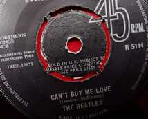 PYE 委託プレス盤！！　CAN'T BUY ME LOVE / YOU CAN'T DO THAT / THE BEATLES mono UK オリジナル R5114_画像1