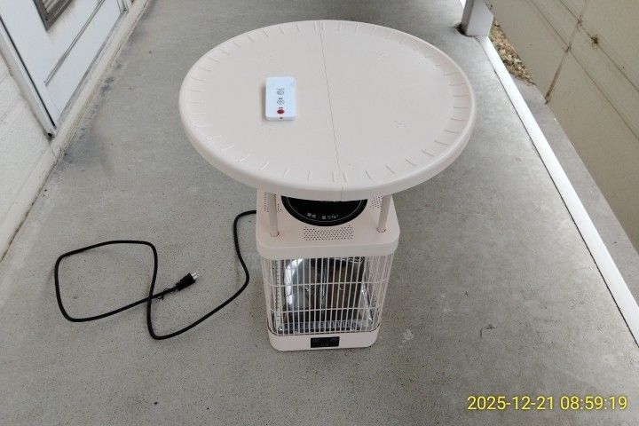 テーブル型電気ヒーター