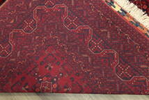 NEW　良品質　カールモハンマディ絨毯　アフガニスタン　トライバルラグ　手織り絨毯　部族絨毯　203x301cm　＃40_画像5