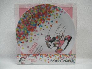 ◆ミッキー プレート Let's Celebrate with Mickey Mouse 2020 4枚セット/未使用品