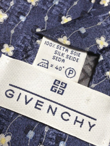 ジバンシィ GIVENCHY 微光沢 ネクタイ イタリア製 シルク100% 花柄 ミックス T-005903 ゆうパケット_画像7