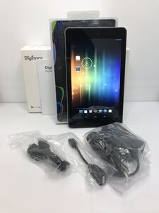 デジノスタブレット DG-D07S/GP ブラック 美品 新品手帳型ケース付 ①