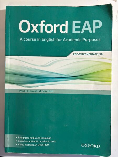 Oxford EAP A course in English for Academic Purposes