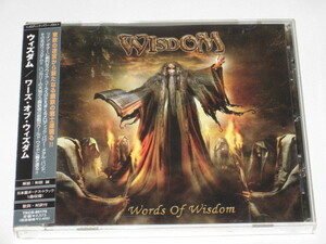 CD ウィズダム（Wisdom）『ワーズ・オブ・ウィズダム/Words Of Wisdom』帯付