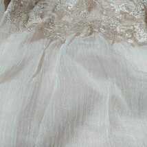 KENSHO ABE ケンショウ アベ　ピンクチュールの素敵なスカート インド綿 サイズL タグ付新品未使用品　グラデーション レイヤード コットン_画像10