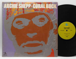 ★US ORIG LP★ARCHIE SHEPP/Coral Rock 1970年 初回光沢緑ラベル 壮絶フリージャズ＆スピリチュアル パリ録音作品 シュリンク付 PRESTIGE