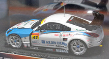 EBBRO エブロ 1/43【43703】NISSAN CCI RECALDENT ADVAN Z SUPER GT300 2005 #47「WHITE / BLUE」_画像9