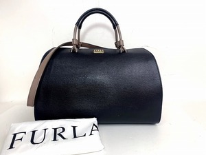 美品★フルラ FURLA 2way ハンドバッグ セミ ショルダーバッグ ★送料無料★