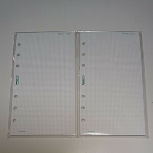 システム手帳リフィル 2mm方眼メモ 2セット