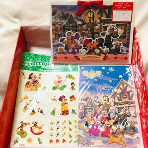 東京ディズニーランド クリスマスグッズ クリスマスカード ポストカード シール