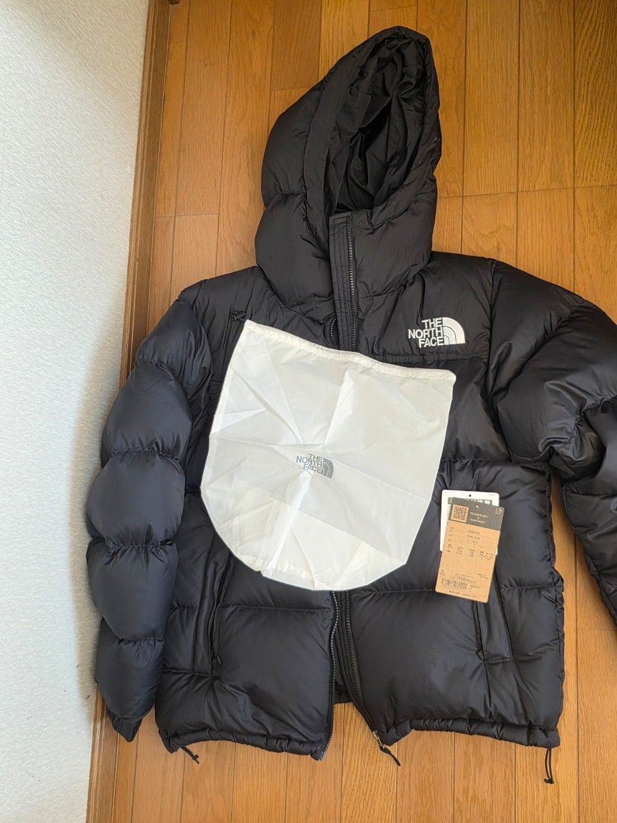 THE NORTH FACE Nuptse Hoodie ザ・ノースフェイス ヌプシフーディー L ND92331-K 黒