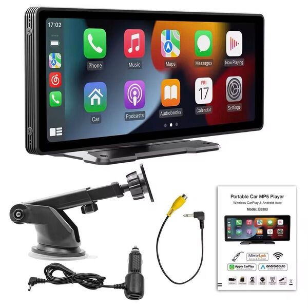 【大画面・日本語対応】10.26インチ オンダッシュモニター フロント カーナビ FM Carplay Android Auto