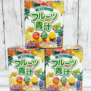 フルーツIN青汁 合計72包 3箱 大麦若葉 フルーツ 酵素 美容 ボディケア