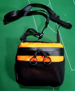 *beruf baggagebe roof ba gauge GEARED X-PAC nylon material ZIPPY 2.0 sling bag sakoshu orange / black beautiful goods!!!*