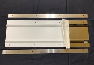 泥よけ ステンレス鏡面板 200mm×600mm 2枚セット(ボルトセット付)