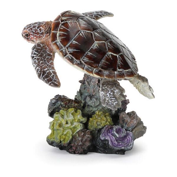 アオウミガメ 単品 サンゴ礁に住む生き物 いきもの大図鑑ミニコレクション ガチャ オンライン版