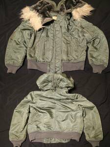 トップガン　実物 N-2Ｂ vintage フライトjkt DAKOTA INDUSTRIES　SERVALジッパー採用 USAF medium