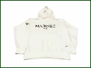 okinawa　base　米軍　海兵隊　CROSS & STITCH　MARINES　スウェット P/Oパーカ　オリジナルプリント　パーカー XXL　オーバーサイズ