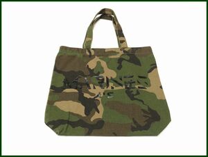 okinawa　base　米軍　米海兵隊　United Athle　MARINES　オリジナルプリント　トートバッグ（中）ウッドランド　カモ　男女兼用