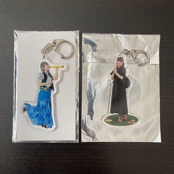 乃木坂46 伊藤理々杏 真夏の全国ツアー カフェ アクリルキーホルダー 2点セット