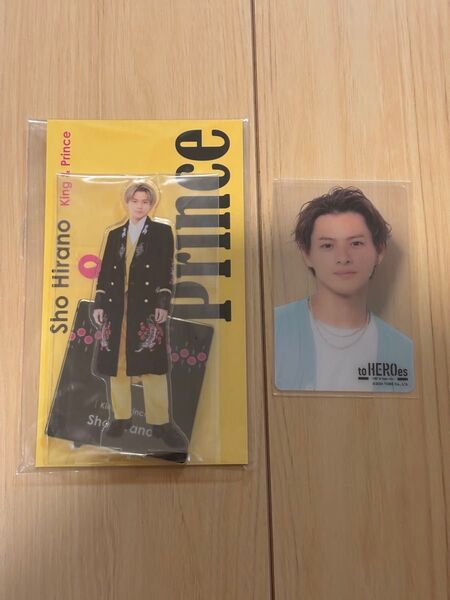 平野紫耀 アクスタ クリアカード number_i king&prince