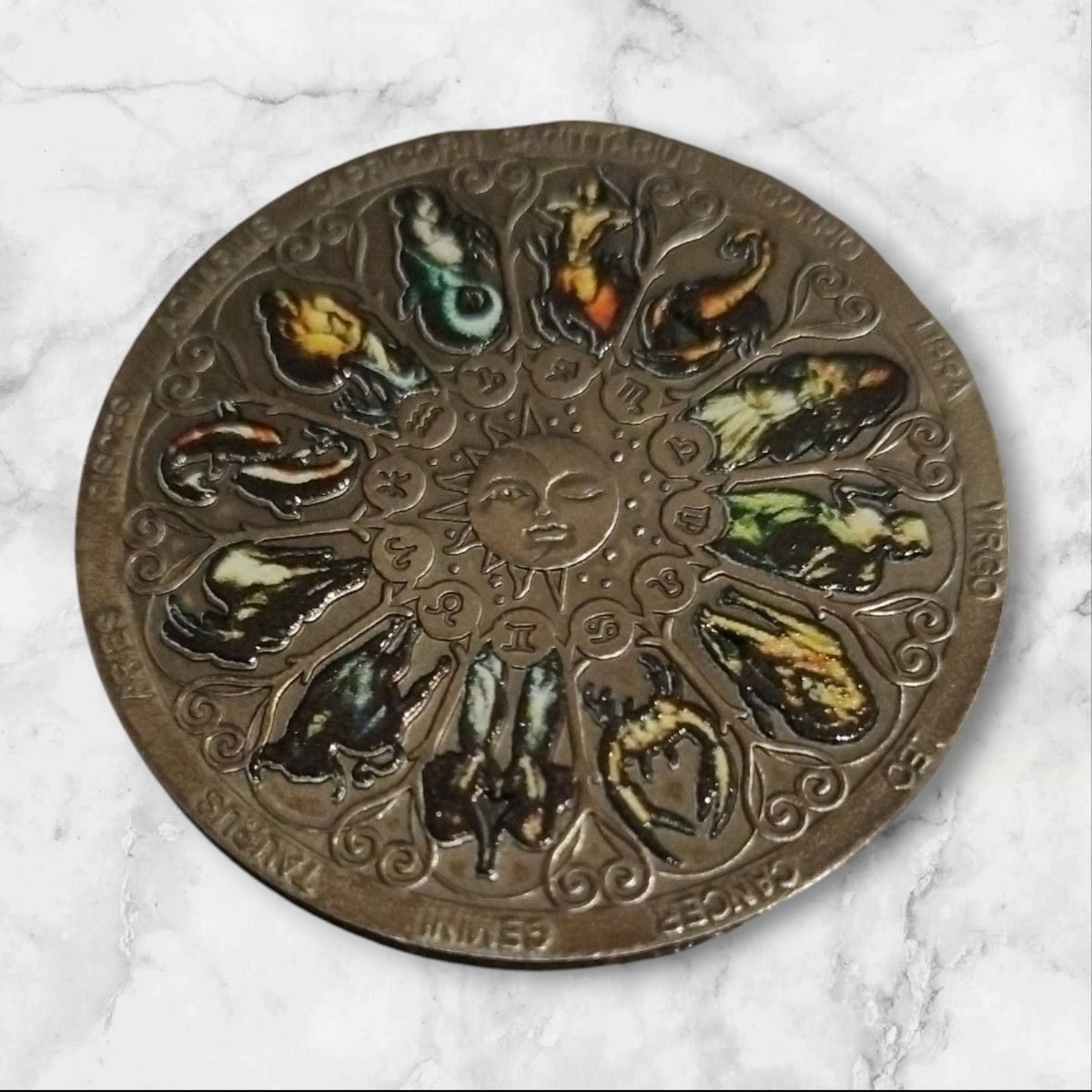 【未使用】十二星座 記念コイン メダルコレクション 雑貨12星座浪漫開運幸運引き寄せプレゼント獅子座しし座乙女座オリオン【金属製】