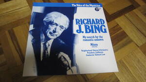 LP VOICE OF THE PHYSICIAN RICHARD J.BING