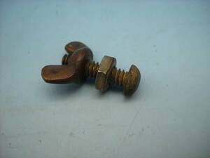  Harley Knuckle initial model original that time thing brass brass wing nut wing nut screw attaching minus screw 