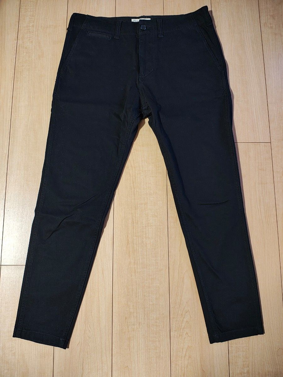 The DUFFER of ST.GEORGE ワンダーシェイプ テーパードスキニーパンツ ブラック