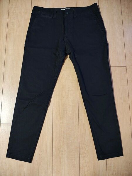 The DUFFER of ST.GEORGE ワンダーシェイプ テーパードスキニーパンツ ブラック