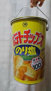 湖池屋 ポテトチップス 缶 のり塩