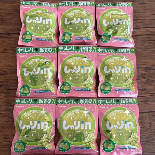 しゃり in gummy シャリイングミ マスカットソーダ味 9点