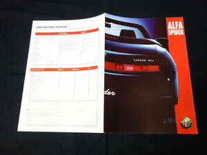 [Y600 быстрое решение ] Alpha Romeo Spider E-916S2B type специальный каталог ~FIAT Auto France 1995 год [. язык версия ]