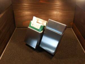 ステンレス製 シガレットケース ハンドメイド たばこ タバコSUS ボックスタイプ ショート ロング