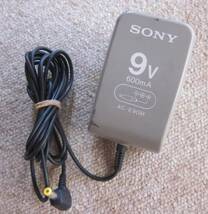 SONY 純正 ACアダプター AC-E90M DC9V 600mA★動作品_画像1